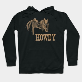 Two Horses with Text Hoodie